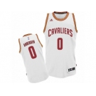 Men's Adidas Cleveland Cavaliers #0 Chris Andersen Swingman White Home NBA Jersey