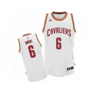 Men's Adidas Cleveland Cavaliers #6 Andrew Bogut Swingman White Home NBA Jersey