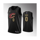 Men's Cleveland Cavaliers #0 Kevin Love Black Statement Edition Stitched Basketball Jersey