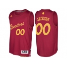 Men's Cleveland Cavaliers #00 Chris Jackson 2016 Christmas Day Burgundy NBA Swingman Jersey