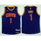 Men's Cleveland Cavaliers #1 Derrick Rose Navy Blue Alternate Stitched NBA Jersey