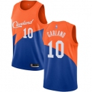 Men's Cleveland Cavaliers #10 Darius Garland Blue Basketball Swingman City Edition 2018-19 Jersey