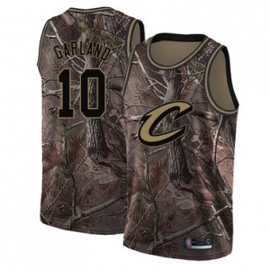 Men's Cleveland Cavaliers #10 Darius Garland Camo Basketball Swingman Realtree Collection Jersey