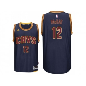 Men's Cleveland Cavaliers #12 Jordan McRae New Swingman Alternate Navy Jersey