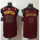 Men's Cleveland Cavaliers #13 Tristan Thompson Red NBA Swingman Icon Edition Jersey