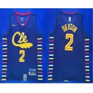 Men's Cleveland Cavaliers #2 Collin Sexton Navy Blue 2020 City Edition NBA Swingman Jersey