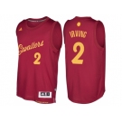 Men's Cleveland Cavaliers #2 Kyrie Irving Burgundy 2016 Christmas Day NBA Swingman Jersey