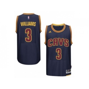 Men's Cleveland Cavaliers #3 Derrick Williams adidas Navy Player Swingman CavFanatic Jersey