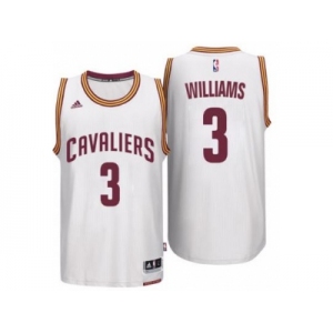 Men's Cleveland Cavaliers #3 Derrick Williams adidas White Player Swingman Home Jersey
