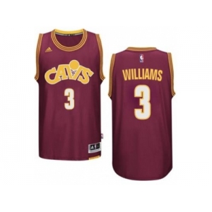 Men's Cleveland Cavaliers #3 Derrick Williams adidas Wine Hardwood Classic Swingman Jersey