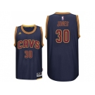 Men's Cleveland Cavaliers #30 Dahntay Jones New Swingman Alternate Navy Jersey