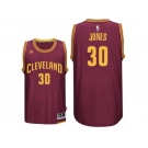 Men's Cleveland Cavaliers #30 Dahntay Jones New Swingman Road Wine Jersey