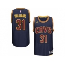 Men's Cleveland Cavaliers #31 Deron Williams adidas Navy Player Swingman CavFanatic Jersey