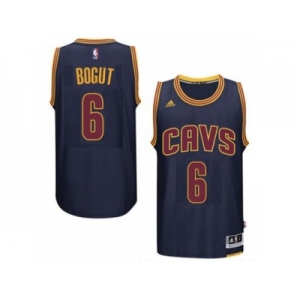 Men's Cleveland Cavaliers #6 Andrew Bogut adidas Navy Player Swingman CavFanatic Jersey