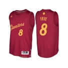 Men's Cleveland Cavaliers #8 Channing Frye 2016 Christmas Day Burgundy NBA Swingman Jersey