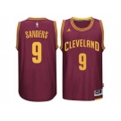 Men's Cleveland Cavaliers #9 Larry Sanders adidas Burgundy Player Swingman Road Jersey