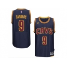 Men's Cleveland Cavaliers #9 Larry Sanders adidas Navy Player Swingman CavFanatic Jersey