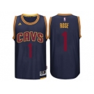 Men's Derrick Rose Cleveland Cavaliers #1 Alternate Navy New Swingman Jersey