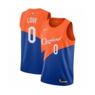 Men's Nike Cleveland Cavaliers #0 Kevin Love Swingman Blue NBA Jersey - City Edition