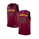 Men's Nike Cleveland Cavaliers #13 Tristan Thompson Swingman Maroon Road NBA Jersey - Icon Edition