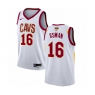 Men's Nike Cleveland Cavaliers #16 Cedi Osman Authentic White 2018 NBA Finals Bound NBA Jersey - Association Edition