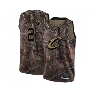 Men's Nike Cleveland Cavaliers #2 Collin Sexton Swingman Camo Realtree Collection NBA Jersey