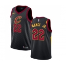 Men's Nike Cleveland Cavaliers #22 Larry Nance Jr. Authentic Black NBA Jersey Statement Edition