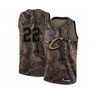 Men's Nike Cleveland Cavaliers #22 Larry Nance Jr. Swingman Camo Realtree Collection NBA Jersey