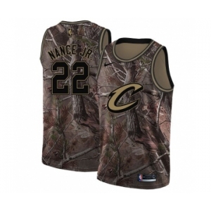 Men's Nike Cleveland Cavaliers #22 Larry Nance Jr. Swingman Camo Realtree Collection NBA Jersey