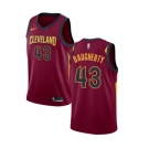 Men's Nike Cleveland Cavaliers #43 Brad Daugherty Swingman Maroon Road NBA Jersey - Icon Edition