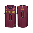 Nike NBA Cleveland Cavaliers #0 Kevin Love Jersey 2017-18 New Season Wine Red Jersey