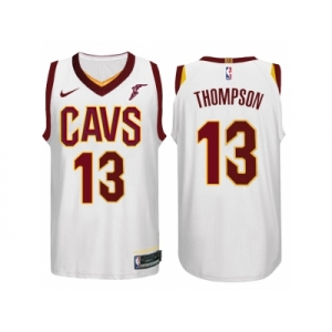 Nike NBA Cleveland Cavaliers #13 Tristan Thompson Jersey 2017-18 New Season White Jersey