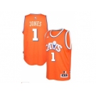 adidas Cleveland Cavaliers #1 James Jones Orange Hardwood Classics Swingman Jersey