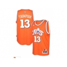 adidas Cleveland Cavaliers #13 Tristan Thompson Orange Hardwood Classics Swingman Jersey