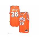 adidas Cleveland Cavaliers #26 Kyle Korver Orange Hardwood Classics Swingman Jersey