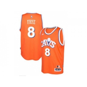 adidas Cleveland Cavaliers #8 Channing Frye Orange Hardwood Classics Swingman Jersey