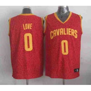 nba cleveland cavaliers #0 love red leopard print