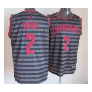nba cleveland cavaliers #2 irving grey[black strip]
