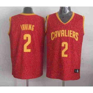 nba cleveland cavaliers #2 irving red leopard print