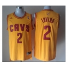 nba cleveland cavaliers #2 irving yellow[revolution 30 swingman]