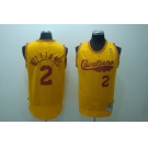 nba cleveland cavaliers #2 milliams m&n yellow