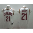 nba cleveland cavaliers #21 wiggins white[revolution 30 swingman]