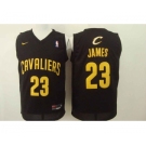 nba cleveland cavaliers #23 james black with yellow[Nike Logo]