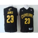 nba cleveland cavaliers #23 james black[revolution 30 swingman]