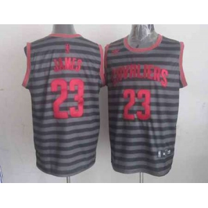 nba cleveland cavaliers #23 james grey[black strip]