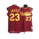 nba cleveland cavaliers #23 james m&n red