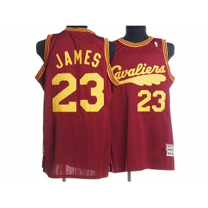 nba cleveland cavaliers #23 james m&n red