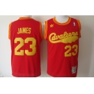 nba cleveland cavaliers #23 james red[swingman throwback]