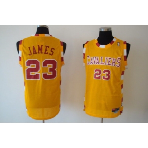 nba cleveland cavaliers #23 james yellow(Special Edition)