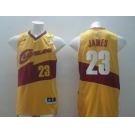 nba cleveland cavaliers #23 james yellow[revolution 30 swingman][new]